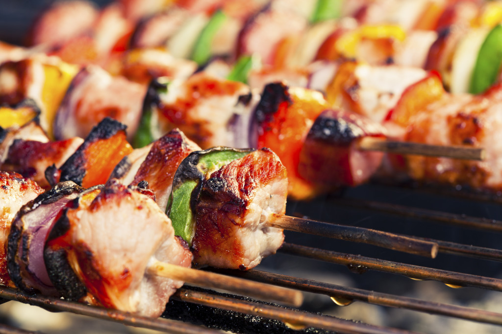 grilled shashlik