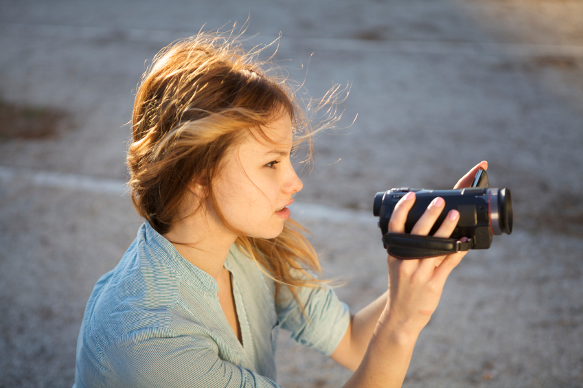 Woman Filming