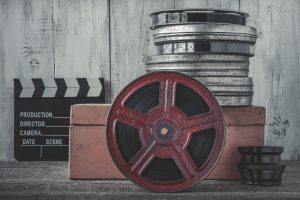 Cine Reels Piled Up