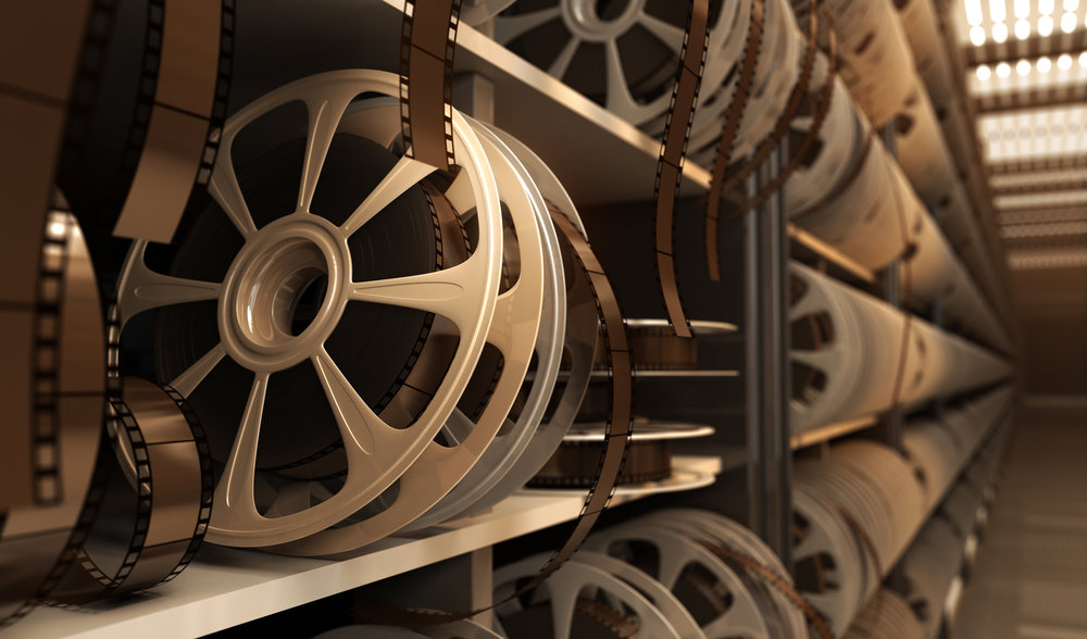 Cine Reels in Storage 